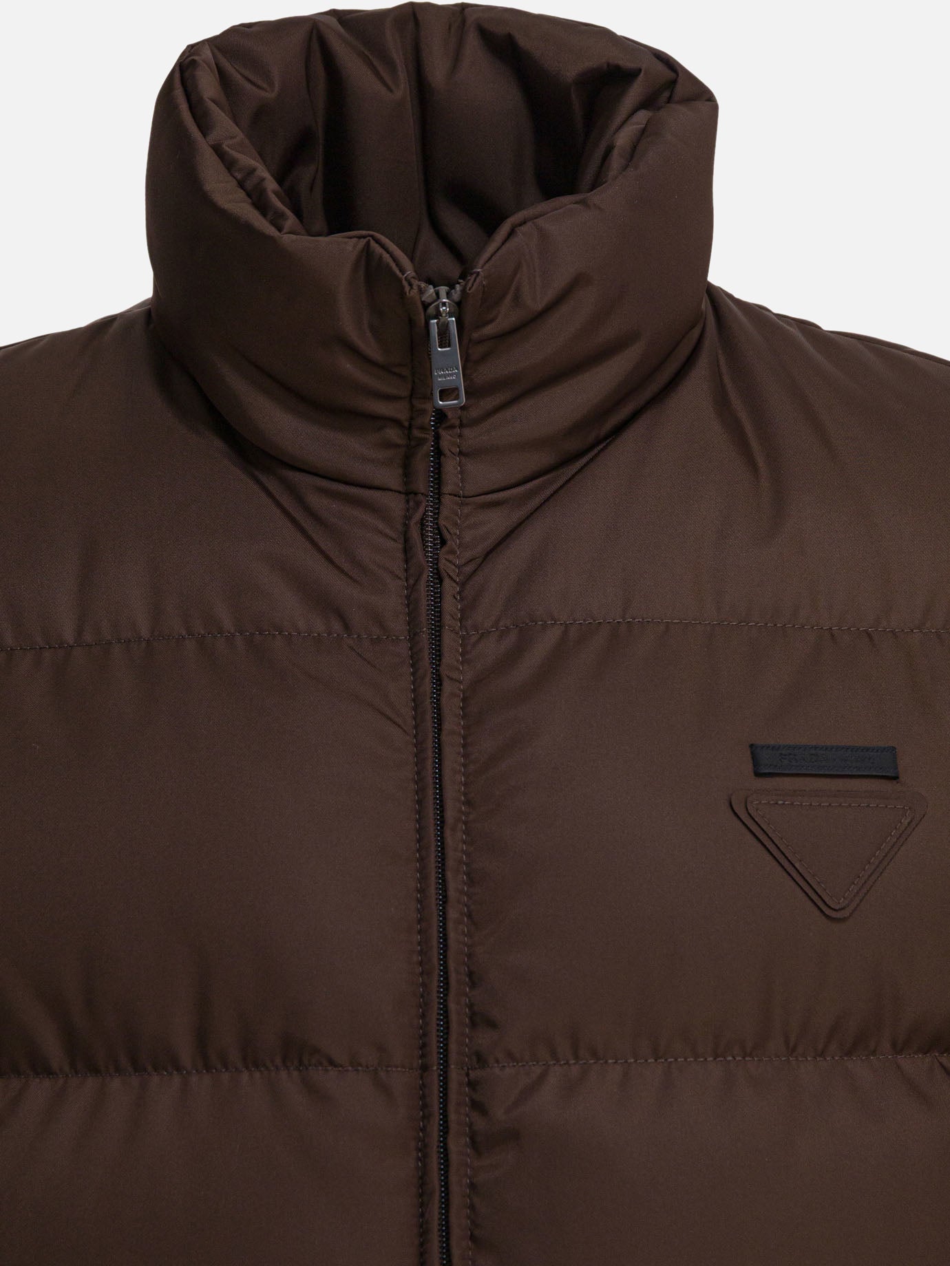 Down jackets Logo  Brown - Prada Men | PDP | VIETTI Online Store | thumbnail_3