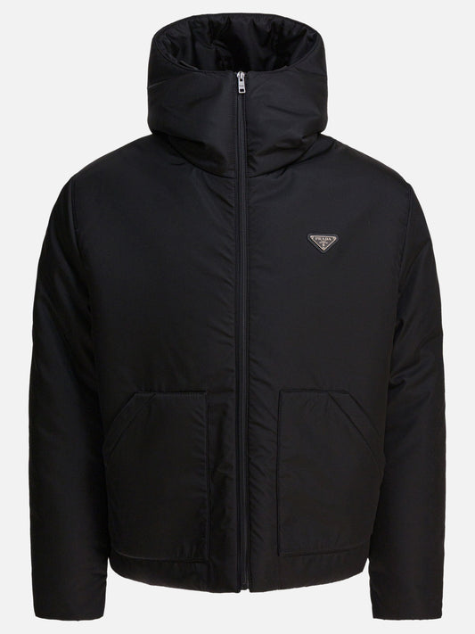 Down jackets Logo  Black - Prada Men | PLP | VIETTI Online Store 
