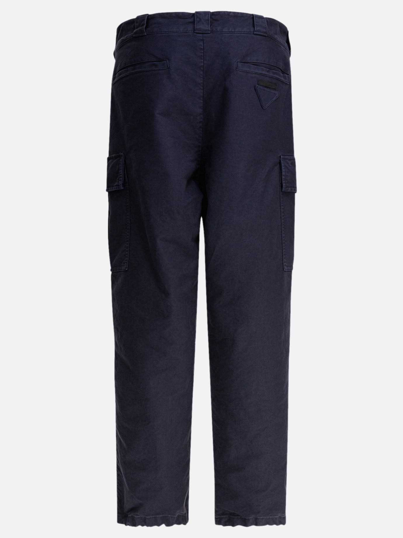 Cargo & parachute trousers Solid colour  Blue - Prada Men | PDP | VIETTI Online Store | thumbnail_2