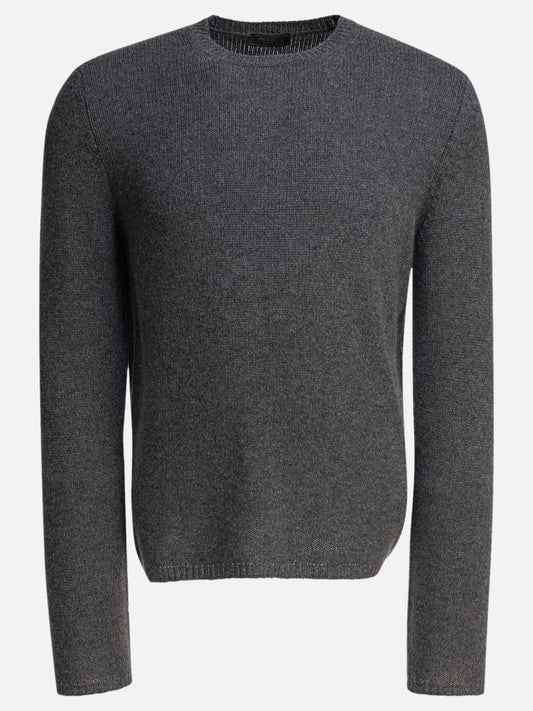 Crewneck sweaters Solid colour  Grey - Prada Men | PLP | VIETTI Online Store 

