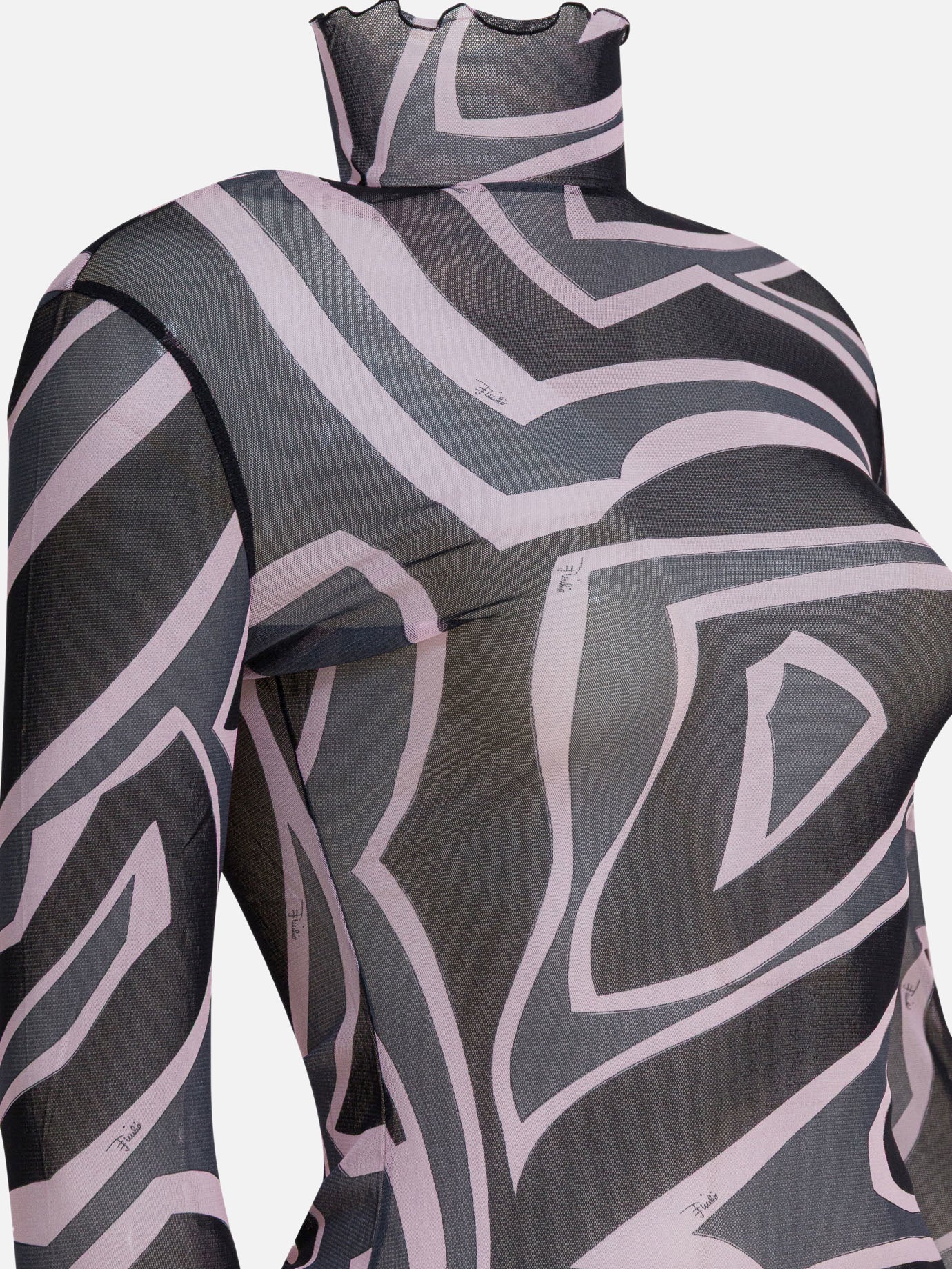 Mock neck t-shirts Print  Black - Pucci Women | PDP | VIETTI Online Store | thumbnail_4