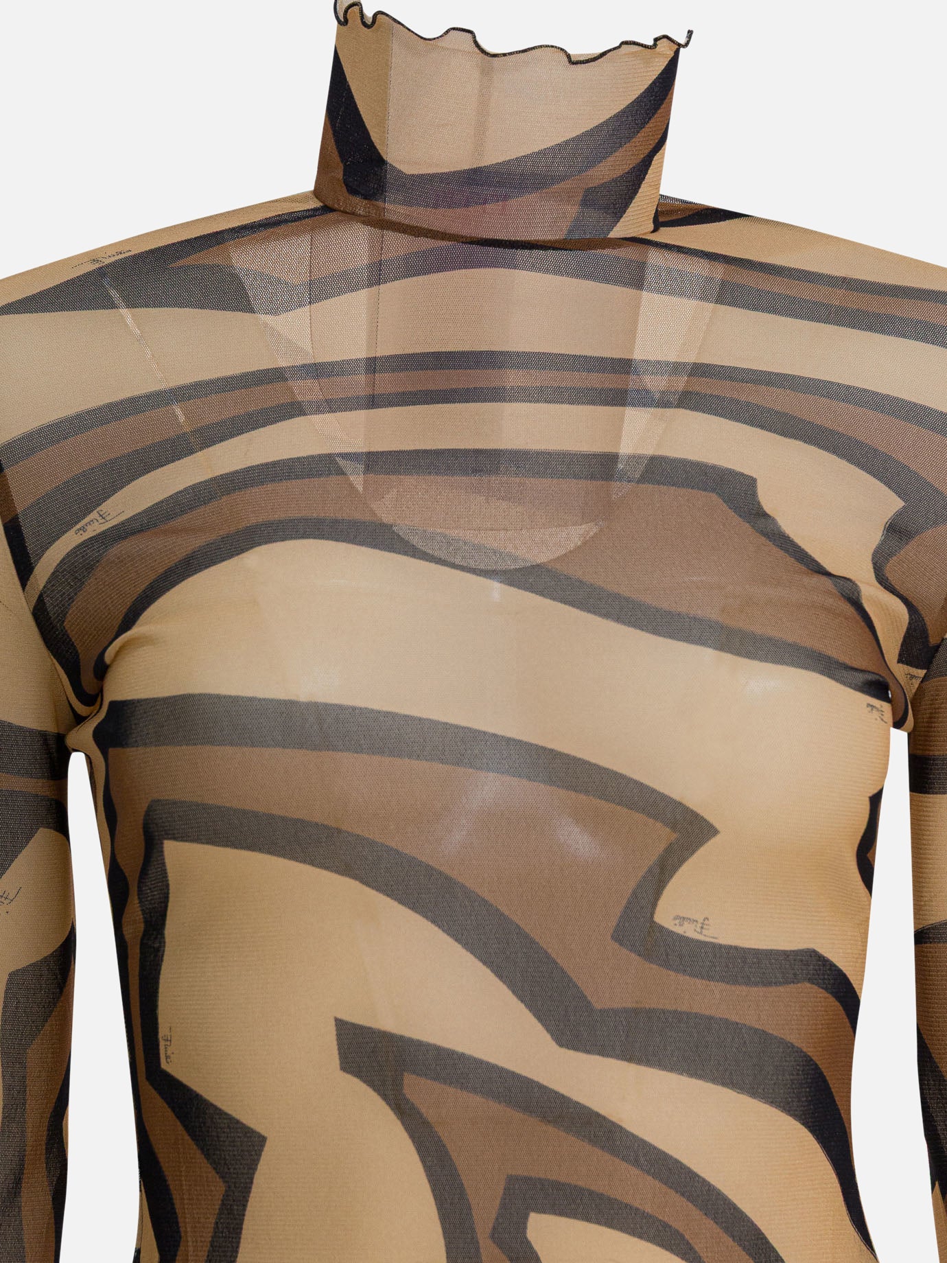 Mock neck t-shirts Print  Brown - Pucci Women | PDP | VIETTI Online Store | Zoom-Modal_3
