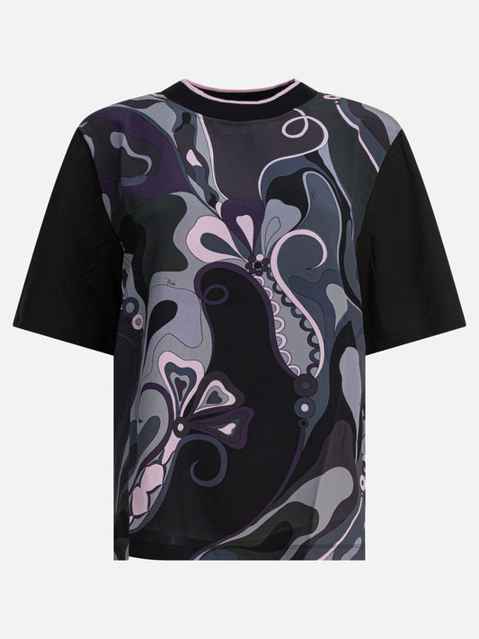 Crewneck t-shirts Print  Black - Pucci Women | PDP | VIETTI Online Store 
