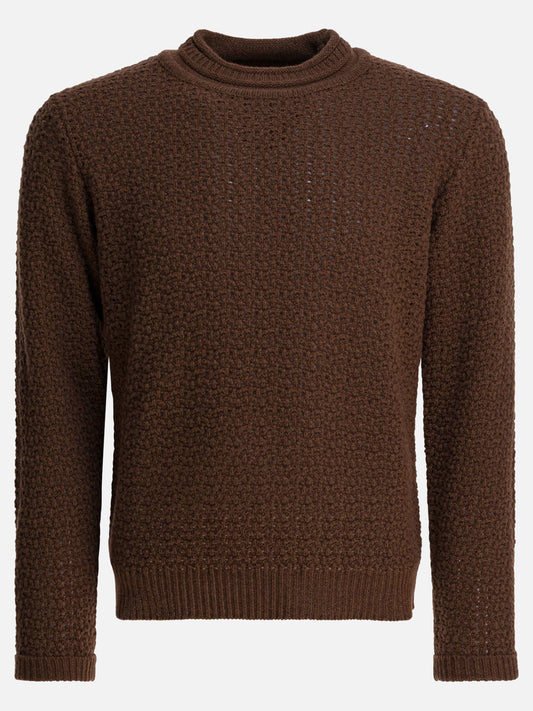 Crewneck sweaters Solid colour  Brown - Rakkì Men | PLP | VIETTI Online Store 
