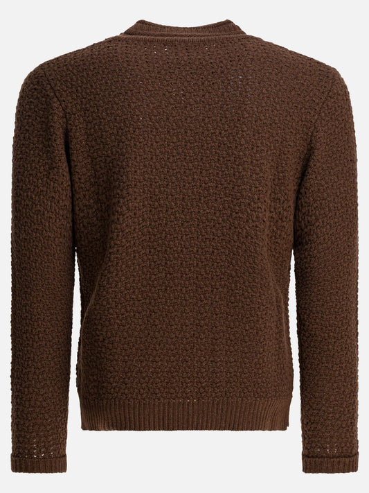 Crewneck sweaters Solid colour  Brown - Rakkì Men | PLP | VIETTI Online Store | 2
