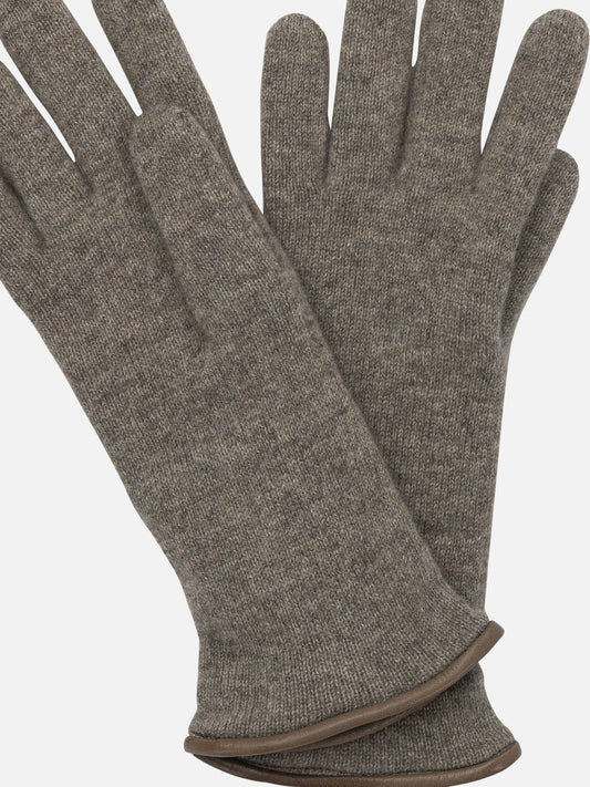 Casual gloves 100% cashmere  Beige - Restelli Women | PLP | VIETTI Online Store | 2
