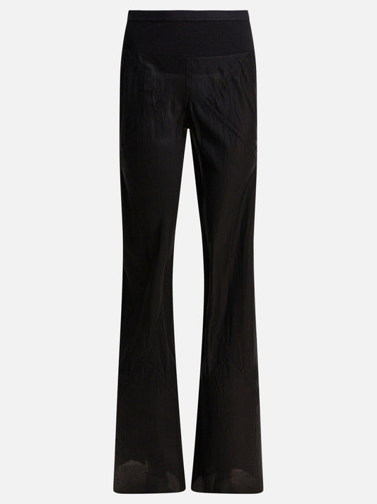 Leisure trousers Solid colour  Black - Rick Owens Women | PDP | VIETTI Online Store 
