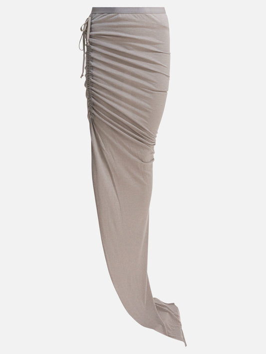 Long skirts Solid colour  Beige - Rick Owens Women | PDP | VIETTI Online Store 
