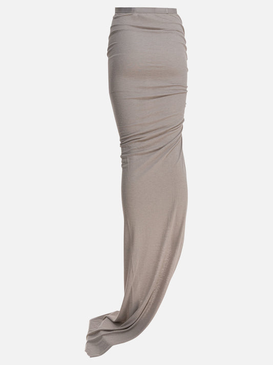 Long skirts Solid colour  Beige - Rick Owens Women | PDP | VIETTI Online Store | 2
