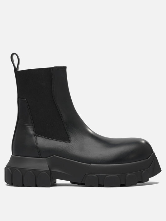 Chelsea boots 100% leather - 100% rubber  Black - Rick Owens Women | PLP | VIETTI Online Store 
