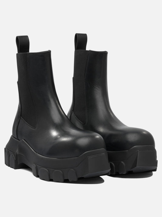 Chelsea boots 100% leather - 100% rubber  Black - Rick Owens Women | PLP | VIETTI Online Store | 2
