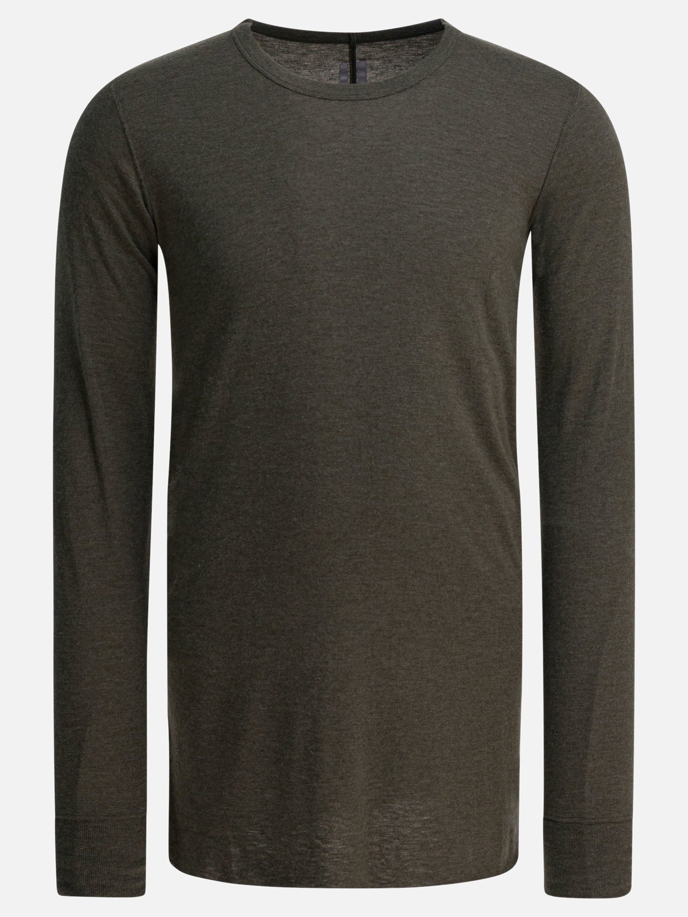 Crewneck t-shirts Solid colour  Green - Rick Owens Men | PDP | VIETTI Online Store | Zoom-Modal
