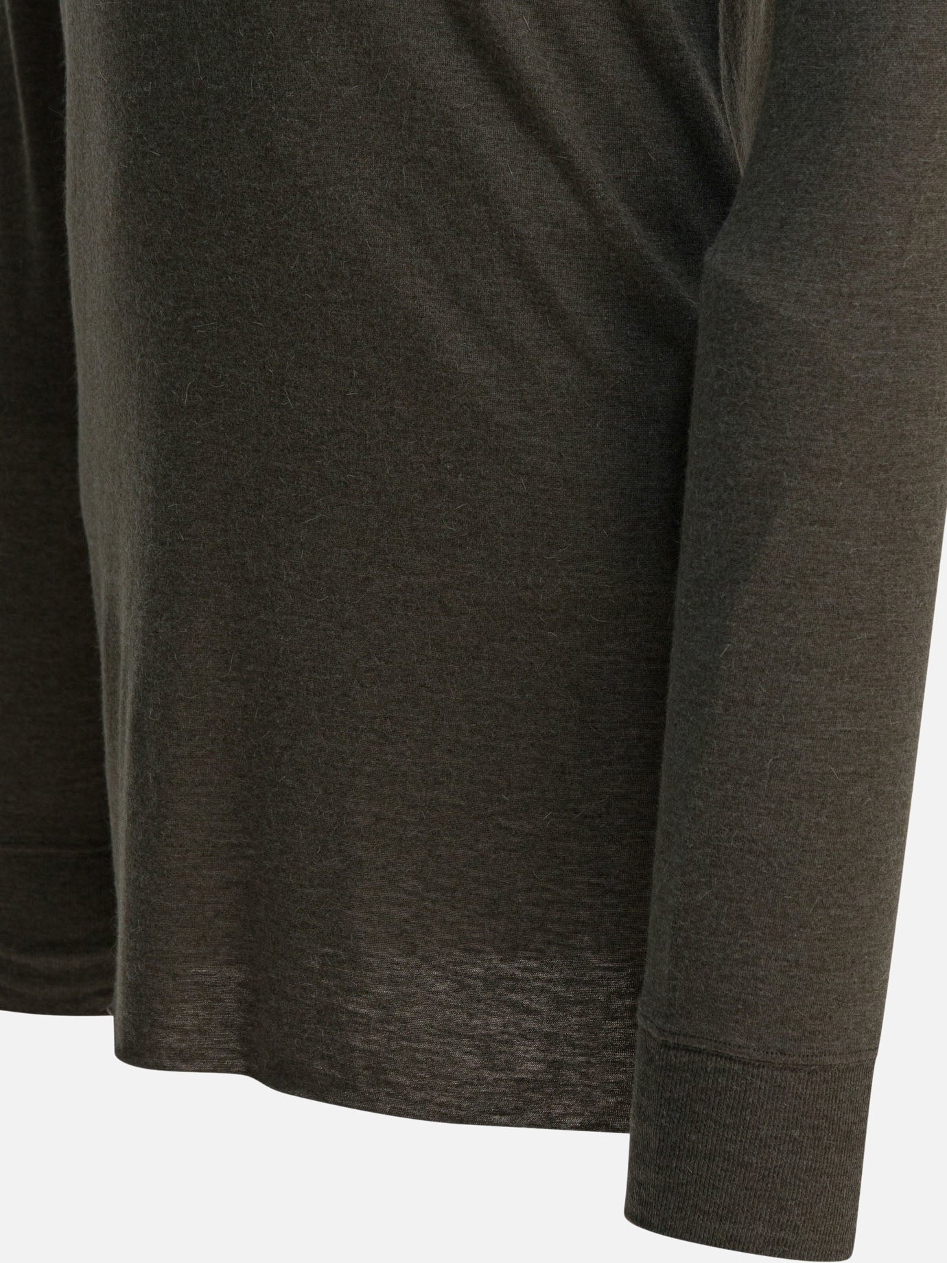 Crewneck t-shirts Solid colour  Green - Rick Owens Men | PDP | VIETTI Online Store | Zoom-Modal_4
