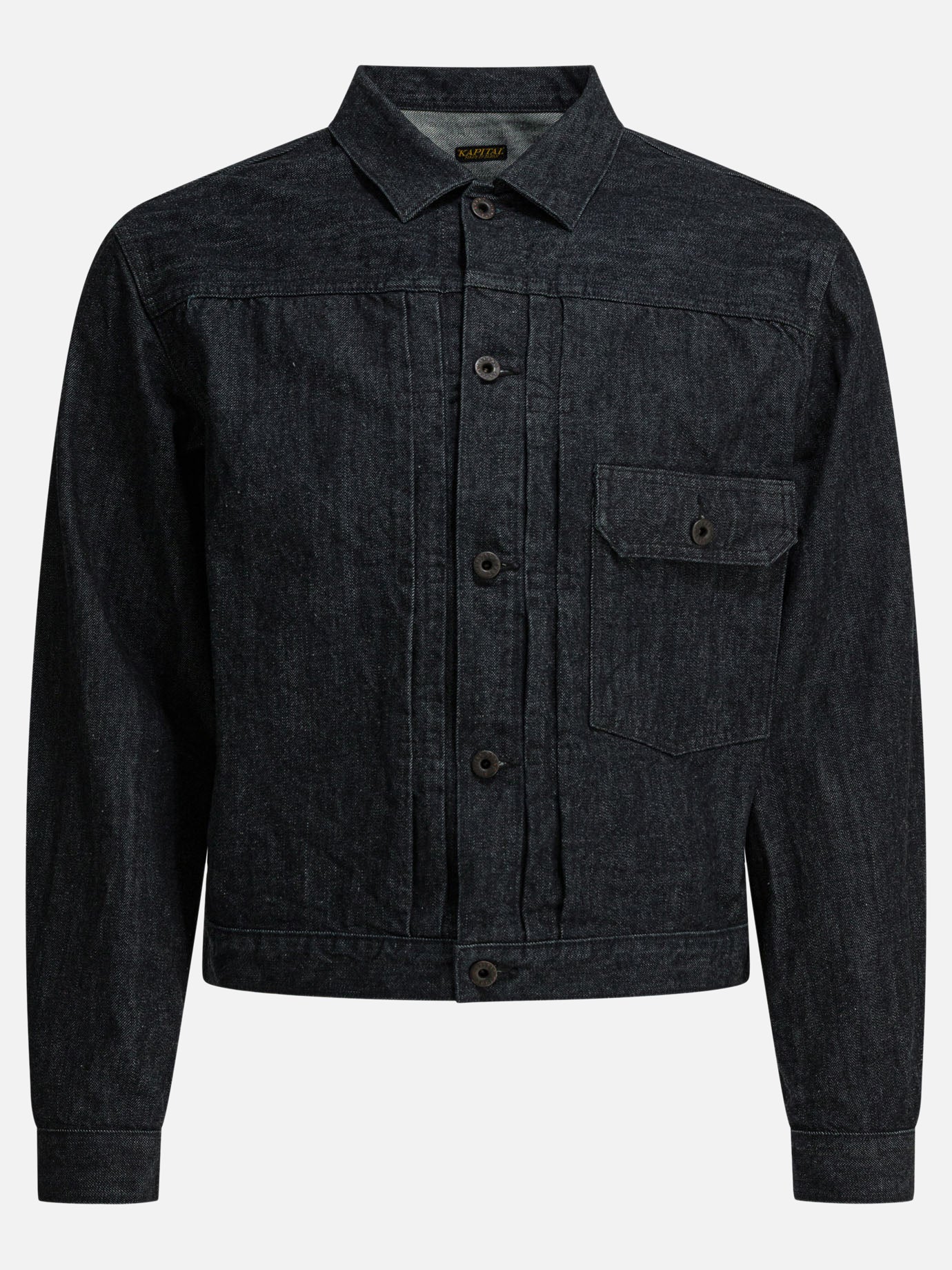 Denim jackets Solid colour  Blue - KAPITAL Men | PDP | VIETTI Online Store | Zoom-Modal
