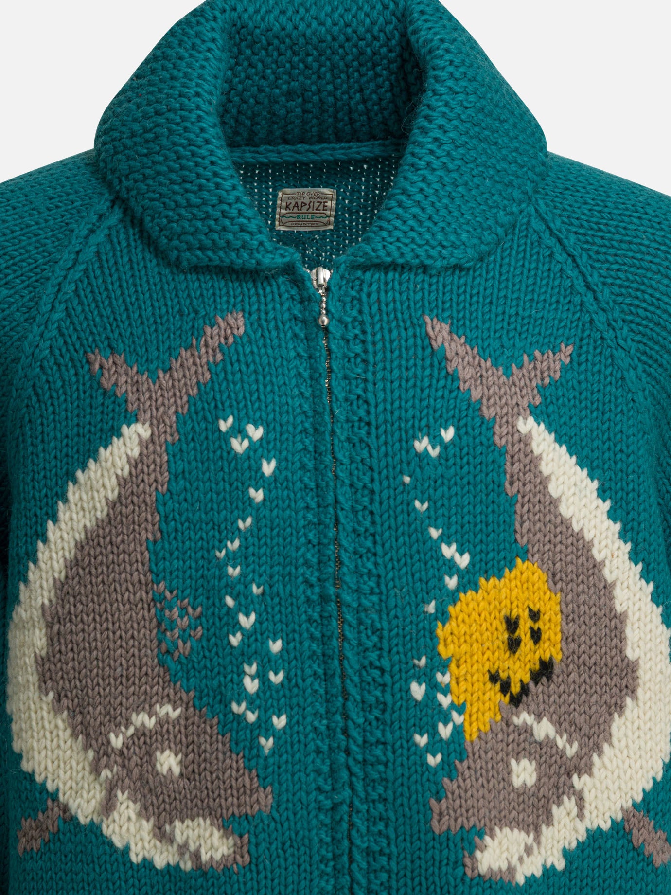 Zipped sweaters Graphics  Light blue - KAPITAL Men | PDP | VIETTI Online Store | Zoom-Modal_3
