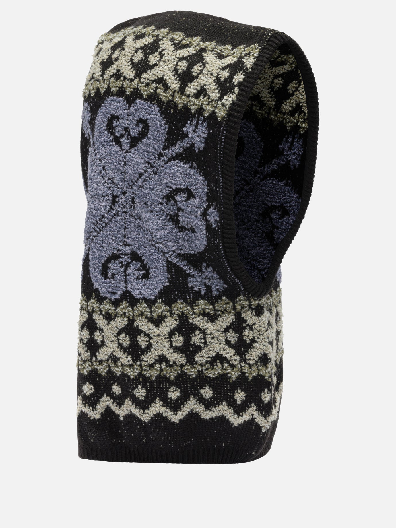 Balaclava 100% wool  Black - KAPITAL Men | PDP | VIETTI Online Store | Zoom-Modal_3
