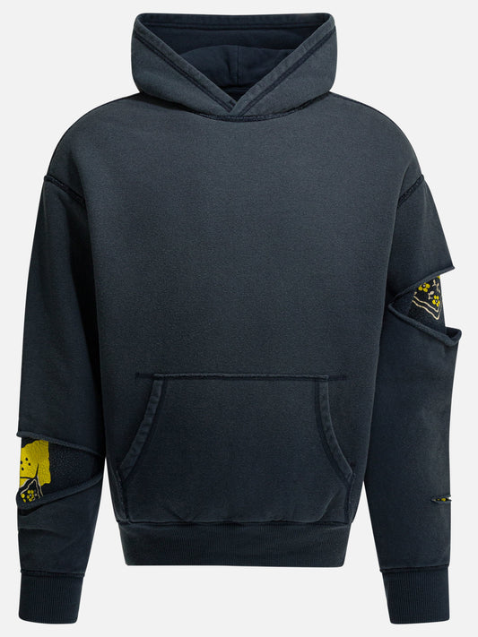 Hoodies Solid colour  Blue - KAPITAL Men | PLP | VIETTI Online Store 
