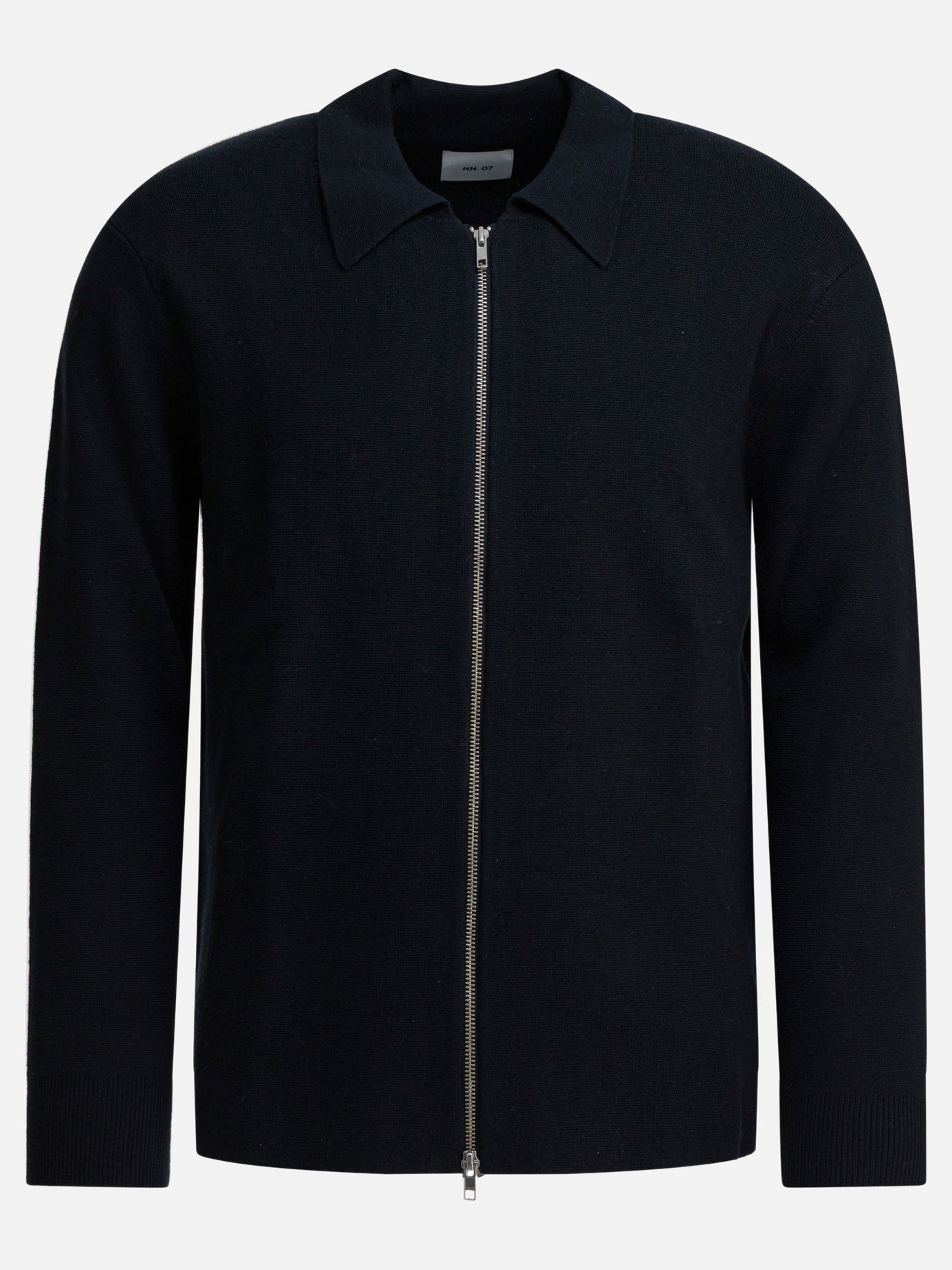 Zipped sweaters Solid colour  Blue - NN.07 Men | PDP | VIETTI Online Store | Zoom-Modal
