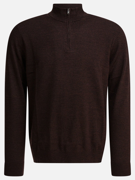 Half zip sweaters Solid colour  Brown - NN.07 Men | PLP | VIETTI Online Store 
