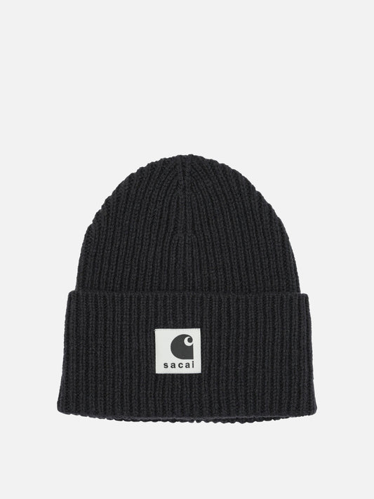 Beanies Logo  Black - Sacai Men | PLP | VIETTI Online Store 

