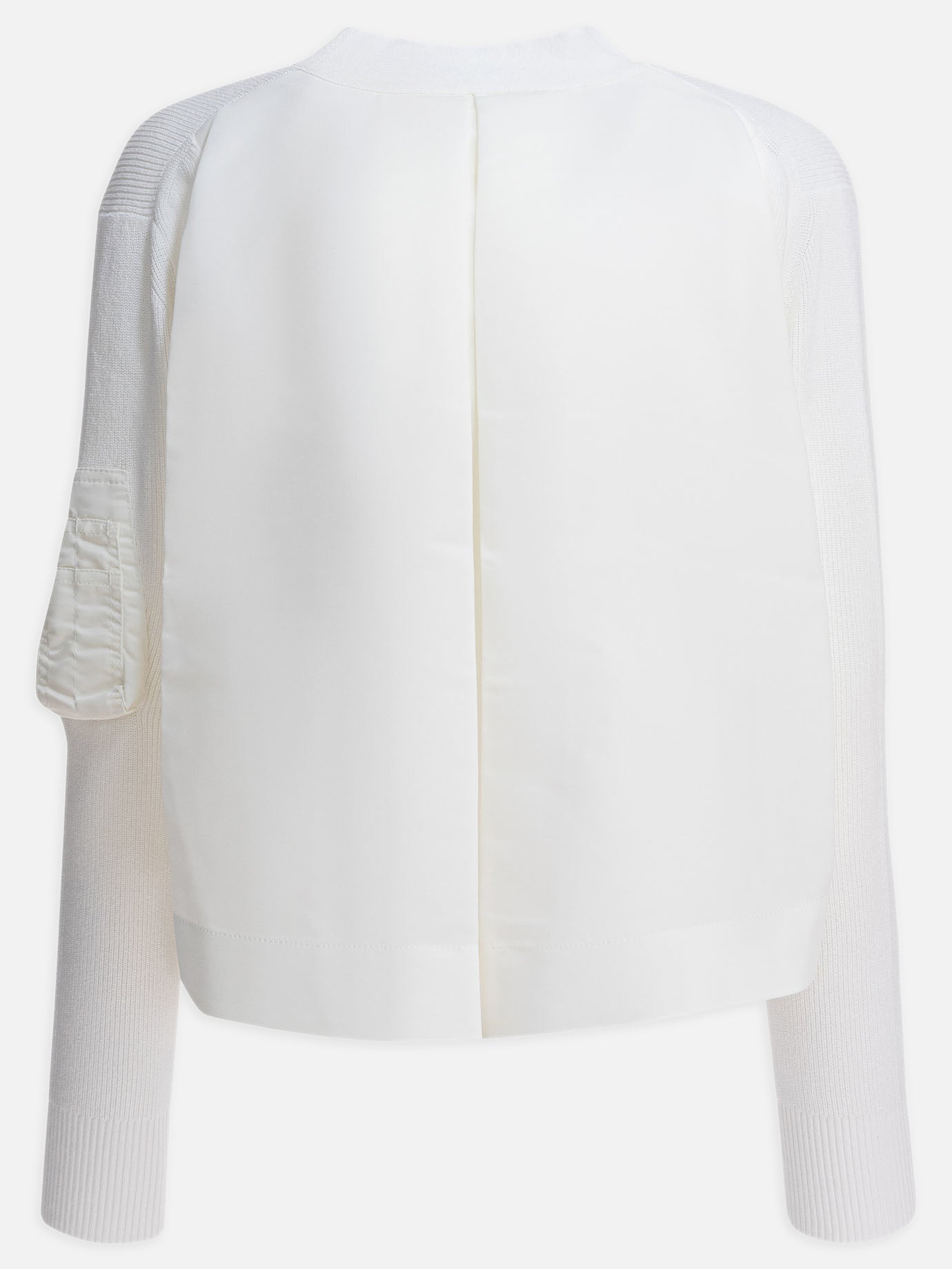 Cardigans Solid colour  White - Sacai Women | PDP | VIETTI Online Store | thumbnail_2