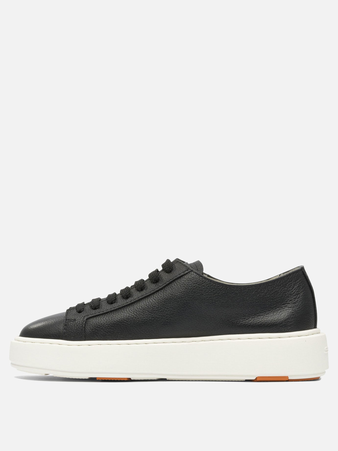 Low top sneakers 100% leather - 100% rubber  Black - Santoni Women | PDP | VIETTI Online Store | Zoom-Modal_3
