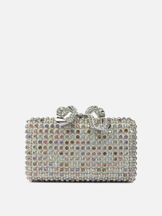 Mini bags 97% polyester 3% elastane  Silver - Self-portrait Women | PDP | VIETTI Online Store 
