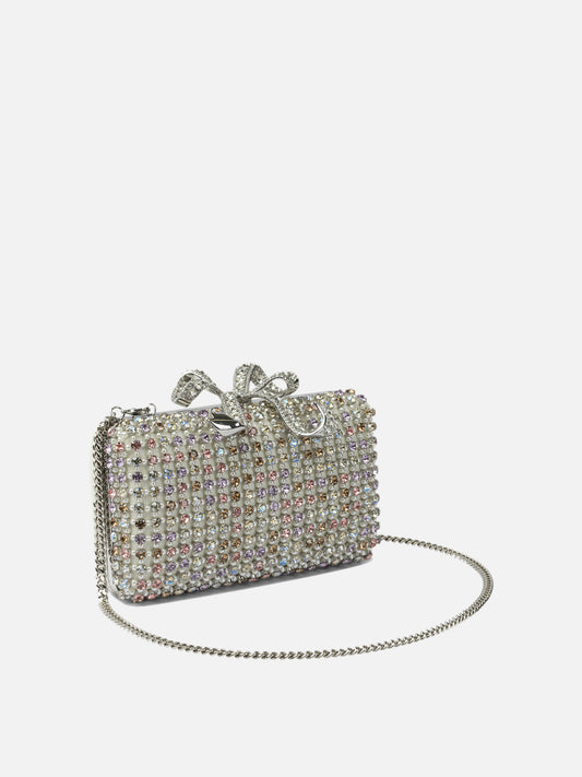 Mini bags 97% polyester 3% elastane  Silver - Self-portrait Women | PDP | VIETTI Online Store | 2
