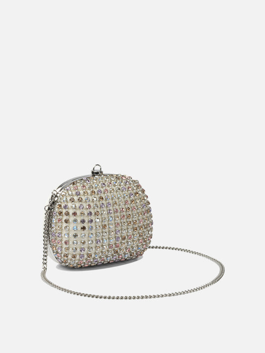 Minaudiere 100% cow leather  Silver - Self-portrait Women | PDP | VIETTI Online Store | 2
