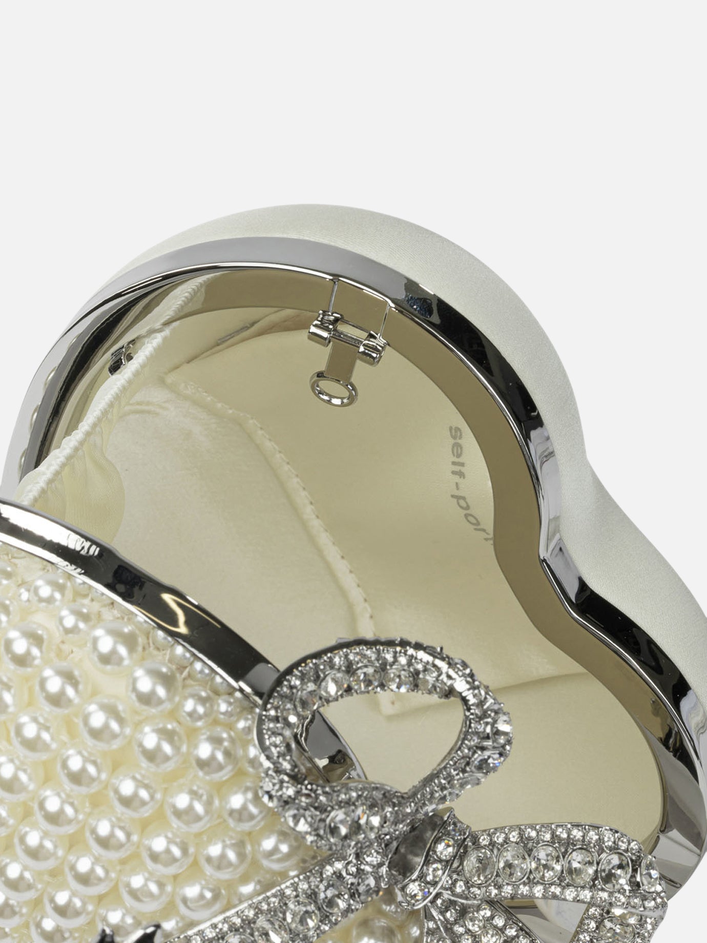 Minaudiere 100% cow leather  Beige - Self-portrait Women | PDP | VIETTI Online Store | Zoom-Modal_5
