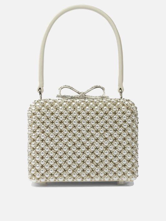 Mini bags 97% polyester 3% elastane  Beige - Self-portrait Women | PDP | VIETTI Online Store 
