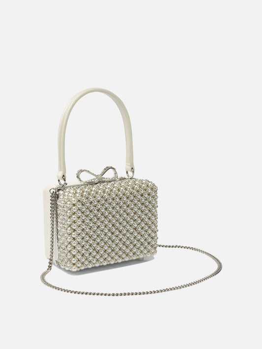 Mini bags 97% polyester 3% elastane  Beige - Self-portrait Women | PDP | VIETTI Online Store | 2
