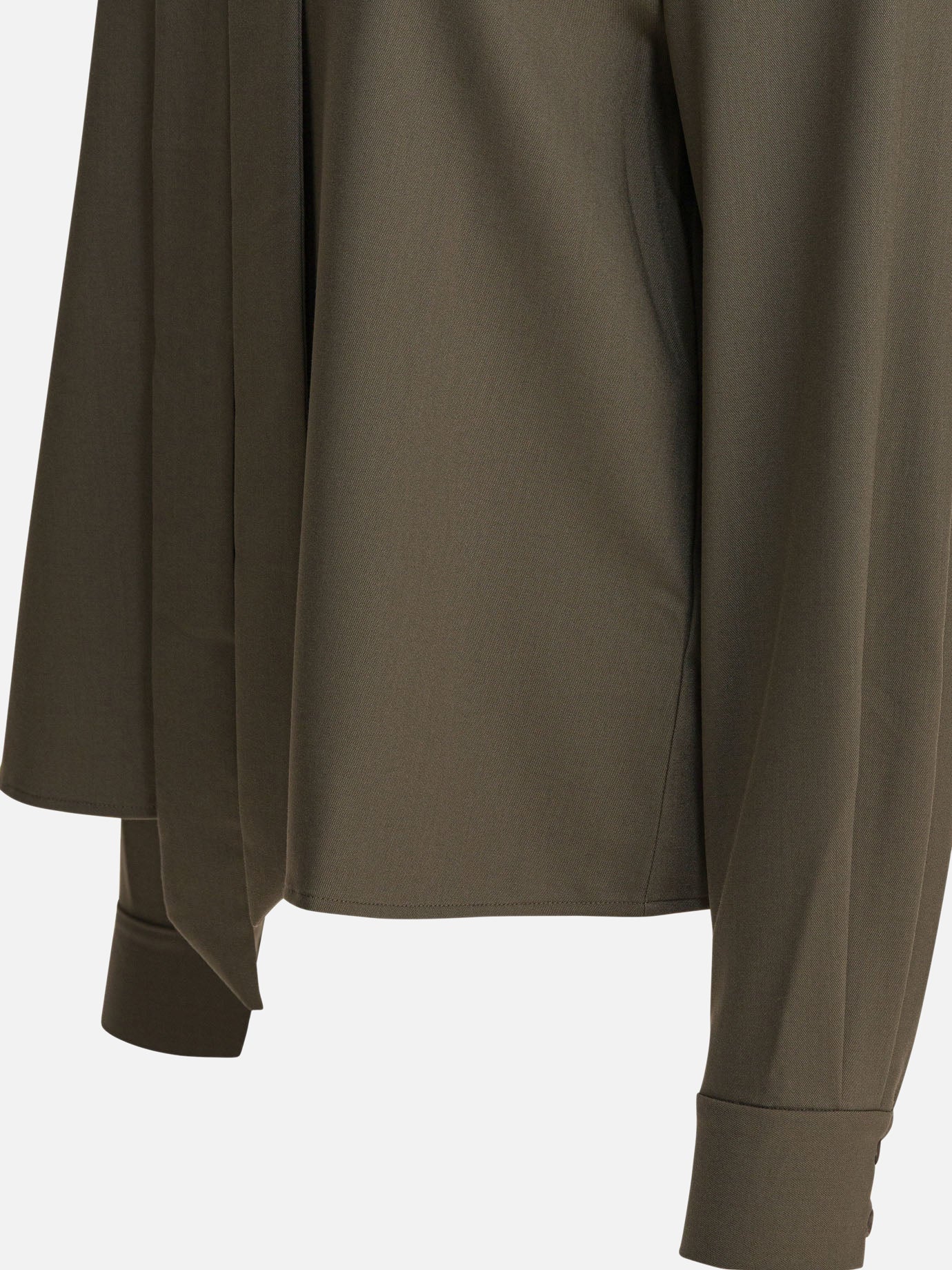 Blouses Solid colour  Green - Self-portrait Women | PDP | VIETTI Online Store | thumbnail_4