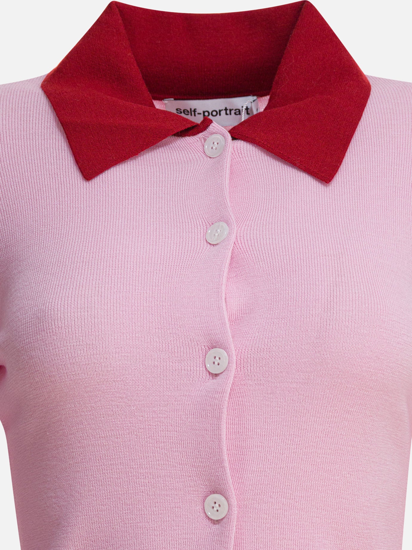 Cardigans Solid colour  Pink - Self-portrait Women | PDP | VIETTI Online Store | Zoom-Modal_3
