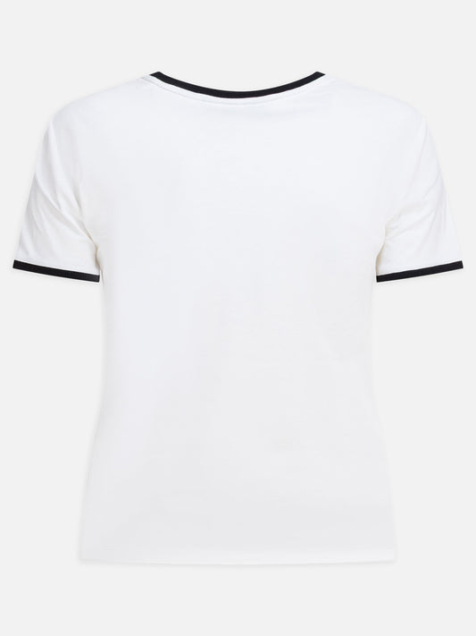 Crewneck t-shirts Logo  White - Self-portrait Women | PLP | VIETTI Online Store | 2
