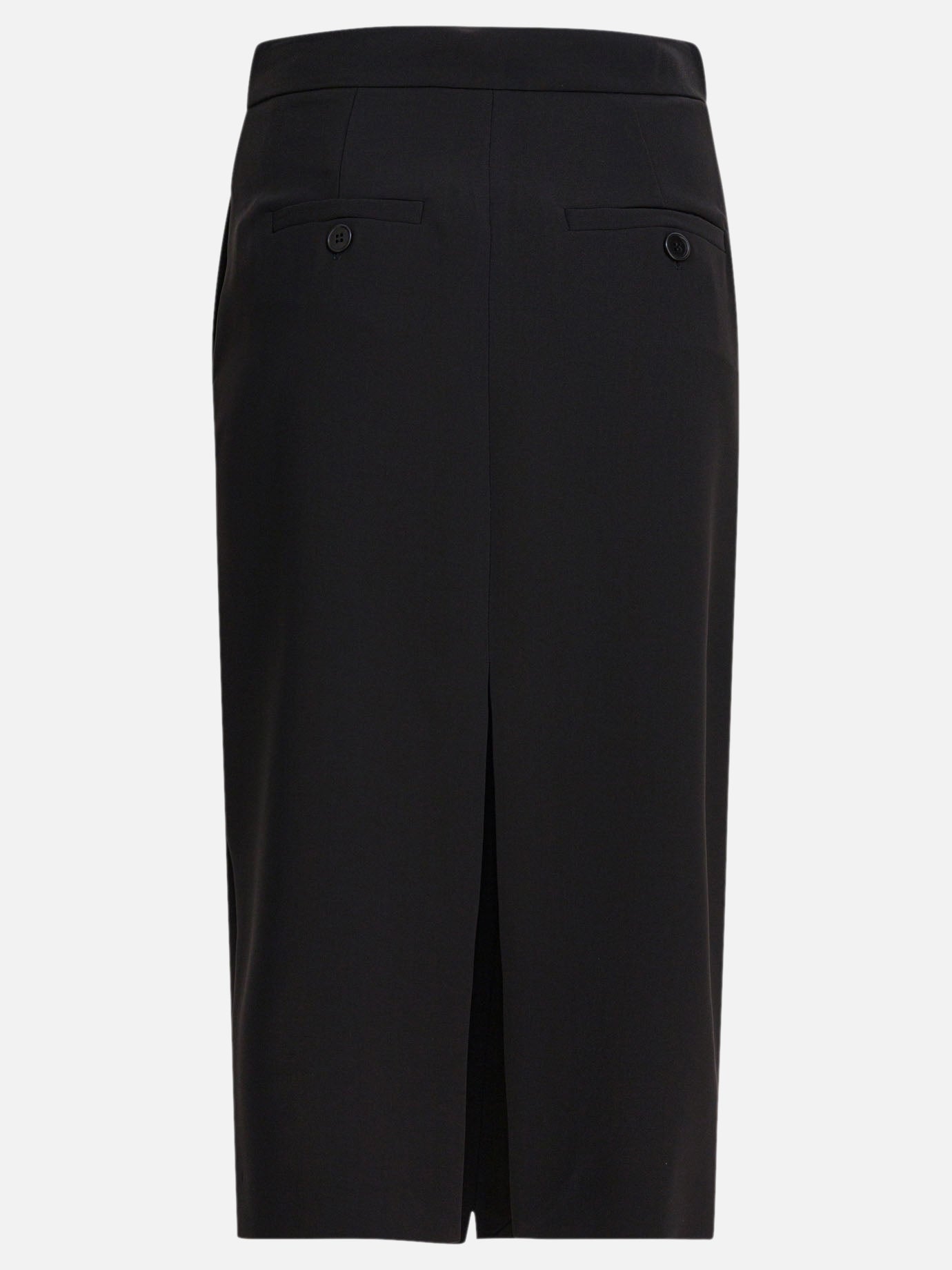 Midi skirts Solid colour  Black - Semper Women | PDP | VIETTI Online Store | thumbnail_2