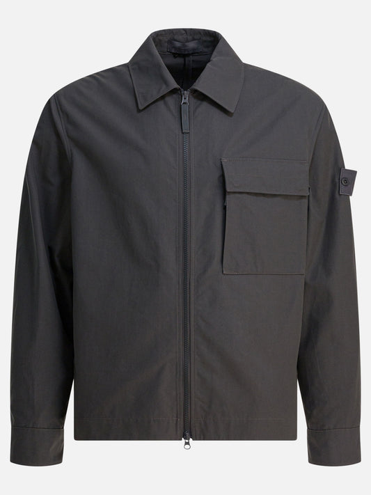 Quilted & Utility Jackets Logo  Grey - Stone Island Men | PLP | VIETTI Online Store 
