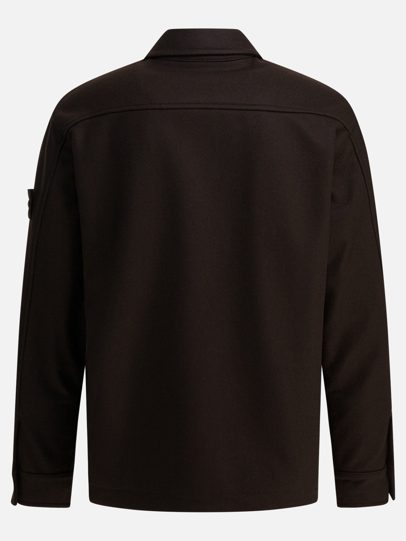 Overshirt jackets Logo  Brown - Stone Island Men | PDP | VIETTI Online Store | thumbnail_2