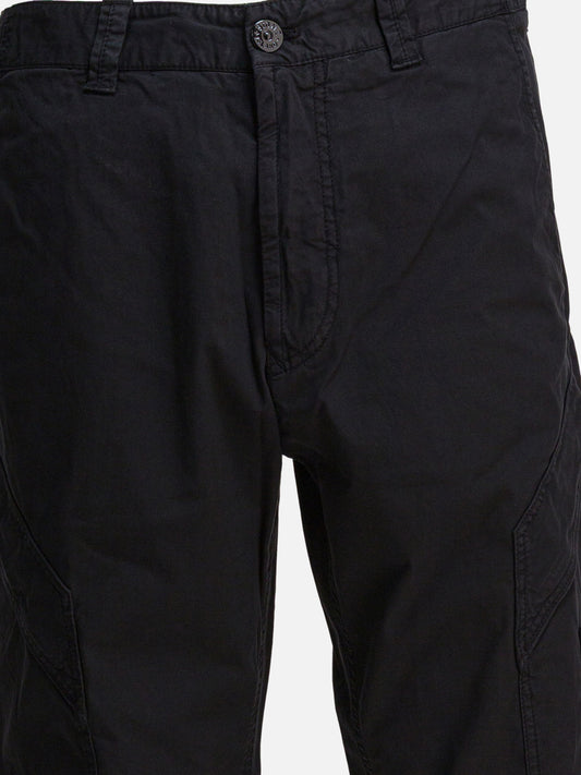 Cargo & parachute trousers Logo  Black - Stone Island Men | PDP | VIETTI Online Store 
