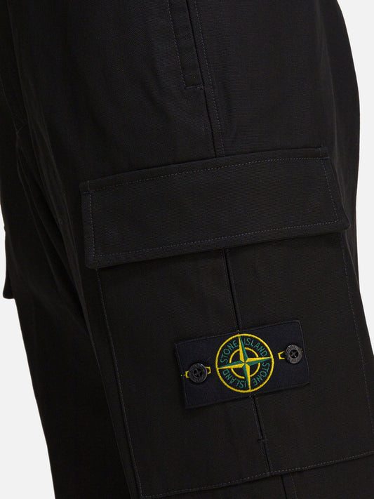 Cargo & parachute trousers Logo  Black - Stone Island Men | PDP | VIETTI Online Store | 2

