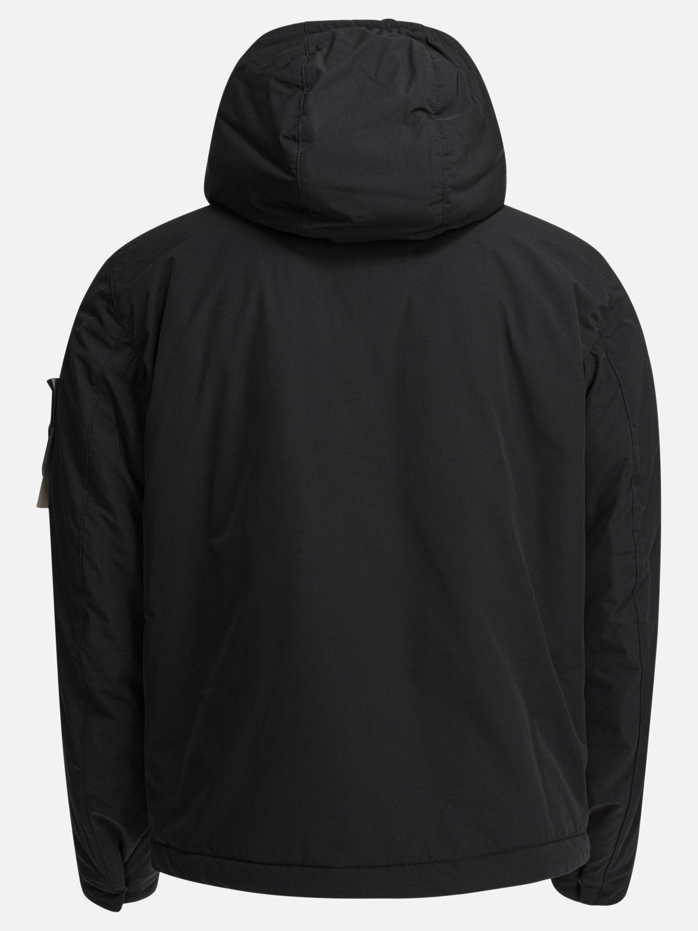 Stone Island Micro twill waterproof jacket Black