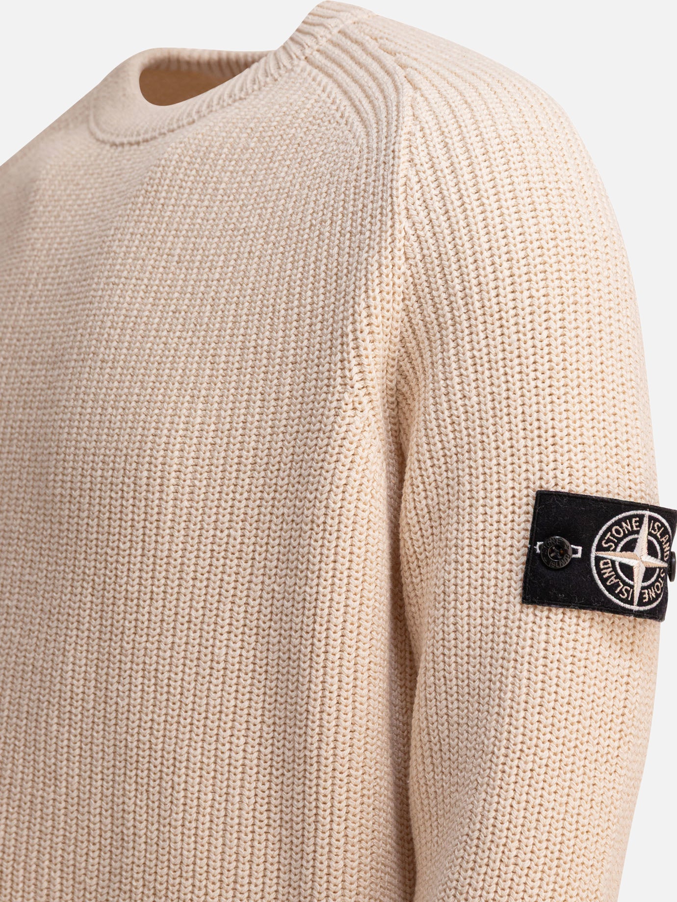 Crewneck sweaters Logo  Beige - Stone Island Men | PDP | VIETTI Online Store | Zoom-Modal_4
