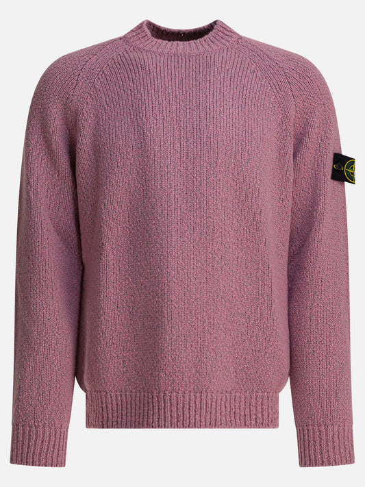 Crewneck sweaters Solid colour  Pink - Stone Island Men | PLP | VIETTI Online Store 

