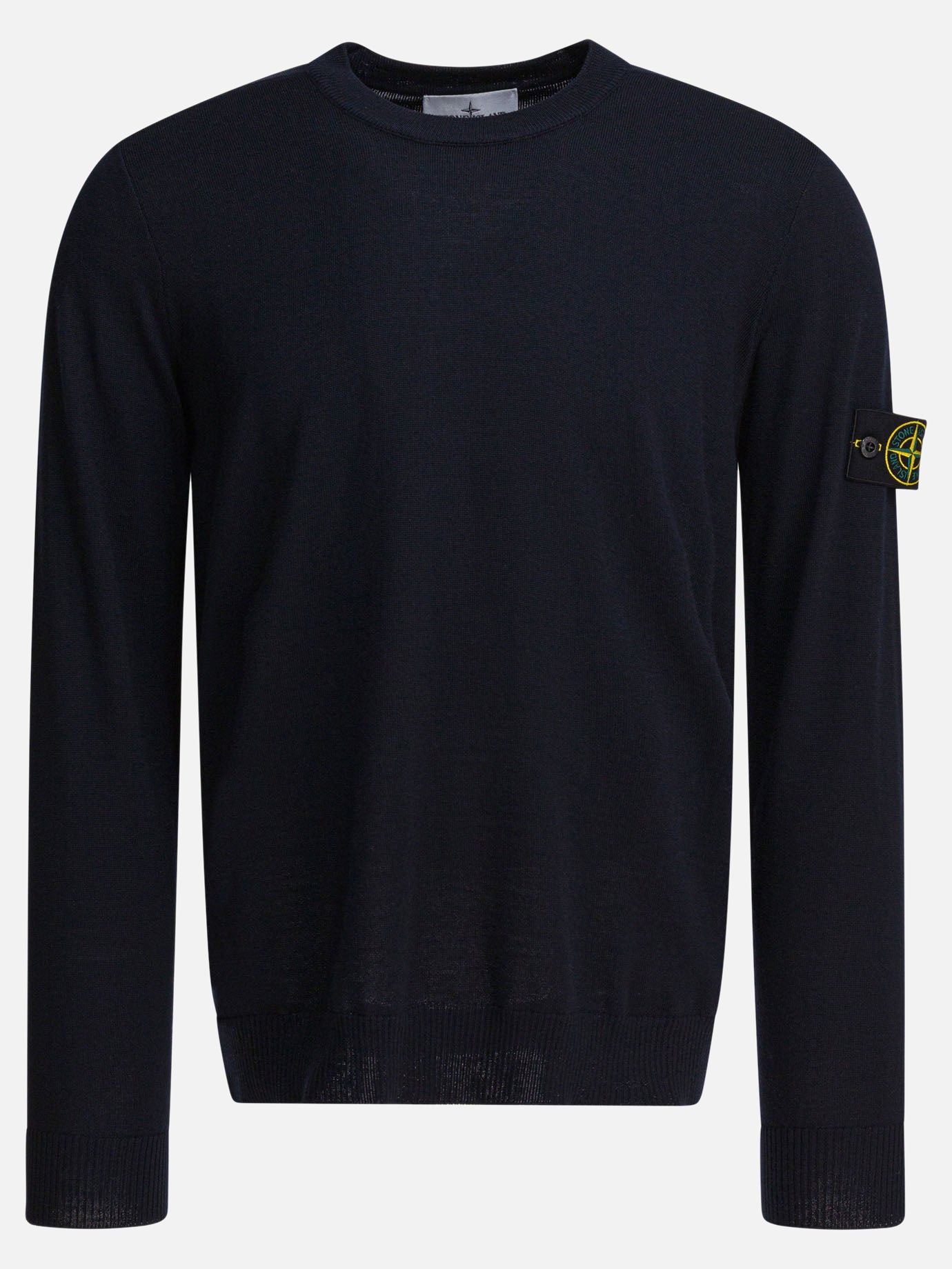 Crewneck sweaters Logo  Blue - Stone Island Men | PDP | VIETTI Online Store | Zoom-Modal
