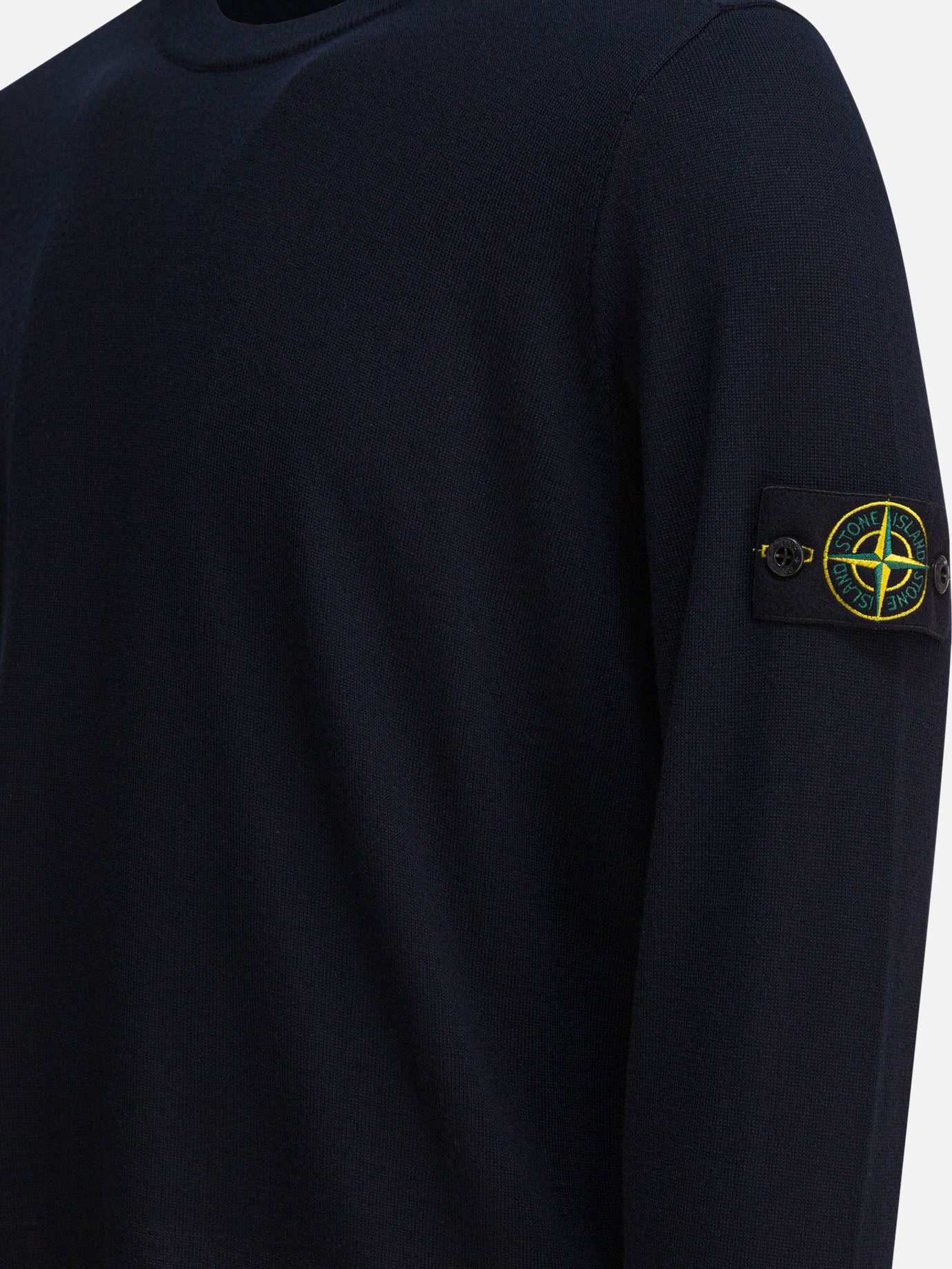 Crewneck sweaters Logo  Blue - Stone Island Men | PDP | VIETTI Online Store | thumbnail_4