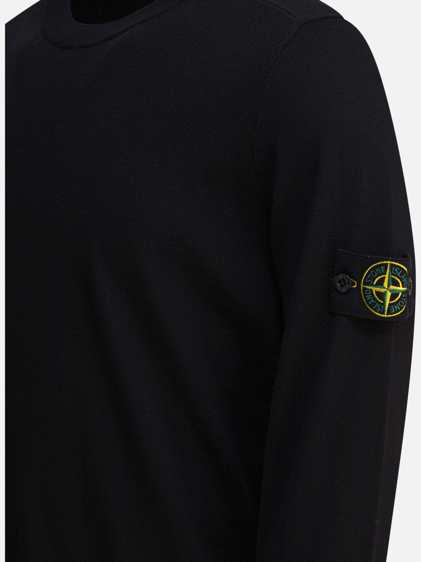 Stone Island RWS lightweight wool crewneck sweater Black