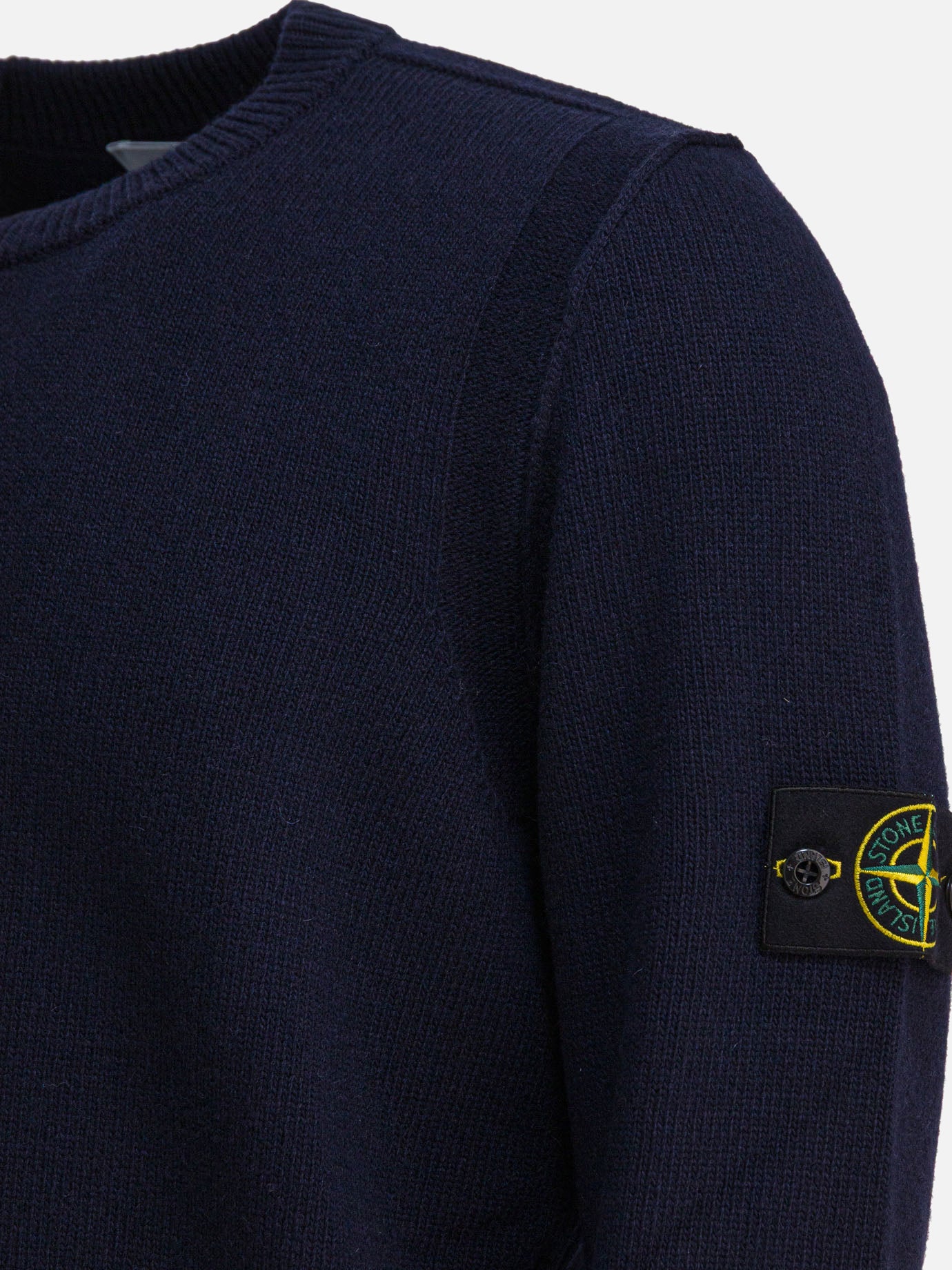 Crewneck sweaters Logo  Blue - Stone Island Men | PDP | VIETTI Online Store | thumbnail_4