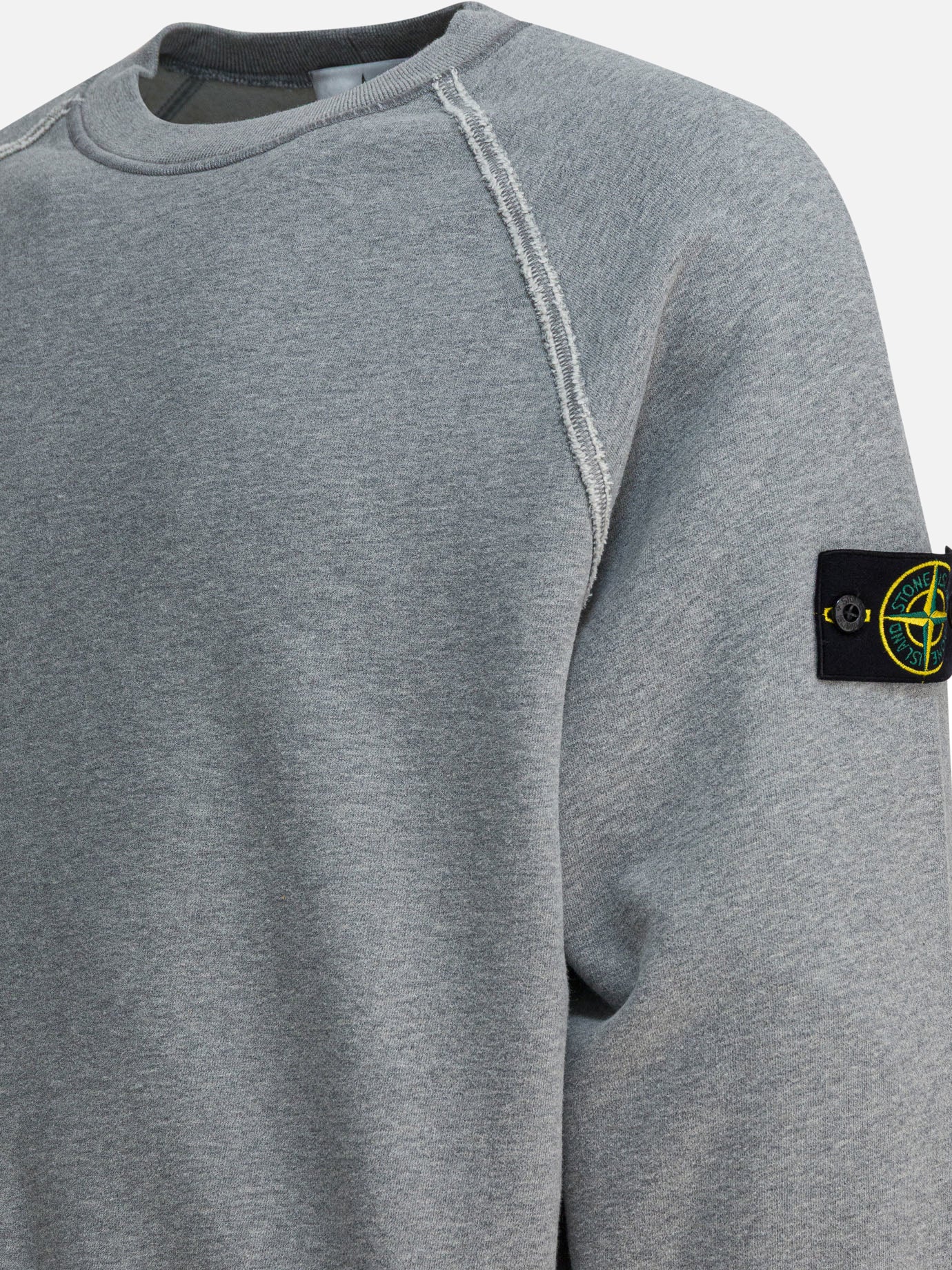 Crewnecks Logo  Grey - Stone Island Men | PDP | VIETTI Online Store | Zoom-Modal_4
