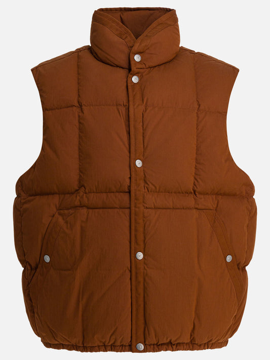 Vest jackets Logo  Brown - Stone Island Men | PLP | VIETTI Online Store 
