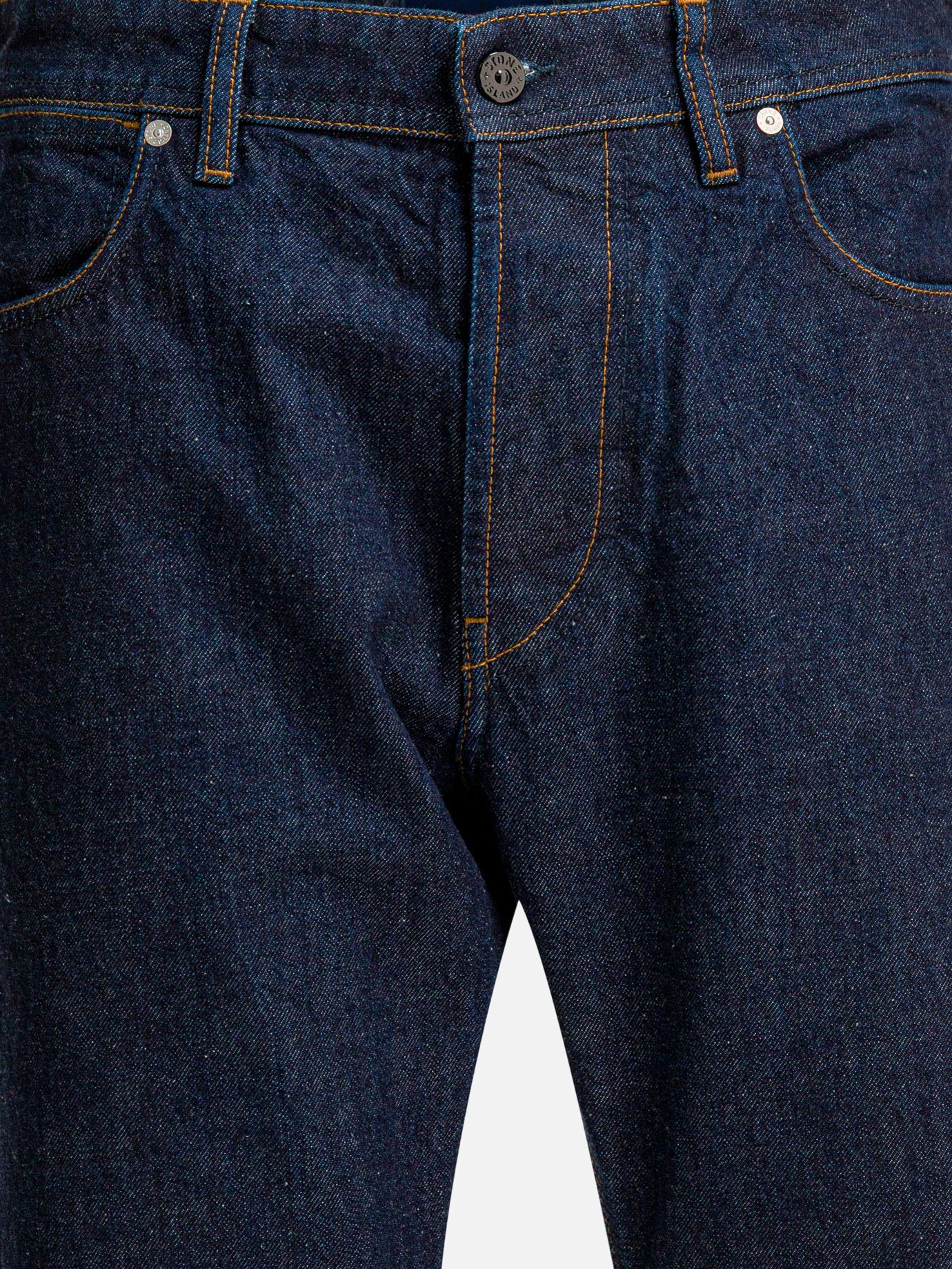 Straight-leg jeans Solid colour  Blue - Stone Island Men | PDP | VIETTI Online Store | Zoom-Modal_3
